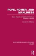 Pope, Homer, And Manliness