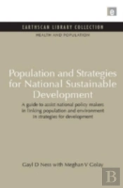 Population And Strategies For National Sustainable Development