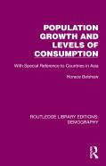 Population Growth And Levels Of Consumption