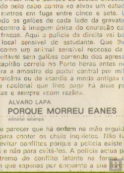 Bertrand.pt - Porque Morreu Eanes