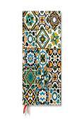 Porto (Portuguese Tiles) Maxi 12-Month Vertical Hardback Dayplanner 2025 (Elastic Band Closure)