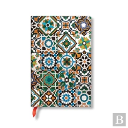 Bertrand.pt - Porto (Portuguese Tiles) Mini Hardback Address Book (Elastic Band Closure)
