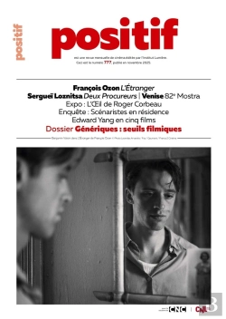 Bertrand.pt - Positif Tome 777 : Génériques : Seuils Filmiques