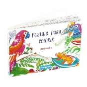 Postais para Colorir - Animais