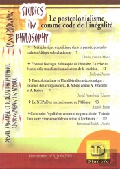 Postcolonialisme Comme Code De L'Inégalité