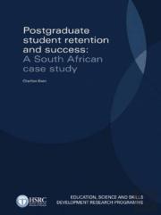 Postgraduate Student Retention And Success