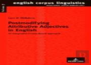 Postmodifying Attributive Adjectives In English