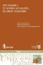 Pot-Pourri I Et Autres Actualités De Droit Judiciaire