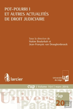 Bertrand.pt - Pot-Pourri I Et Autres Actualités De Droit Judiciaire