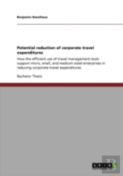 Potential Reduction Of Corporate Travel Expenditures