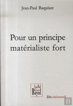 Bertrand.pt - Pour Un Principe Matérialiste Fort