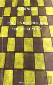 Pour Un Référendum Sur L'Éducation