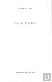 Pour Un Rene Char