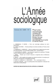 Pour Une Sociologie Politique Du Droit