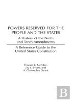 Powers Reserved For The People And The States