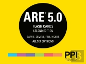 Ppi Are 5.0 Flash Cards:  Rapid Review Of Key Topics (Cards), 2nd Edition - More Than 400 Architecture Flashcards
