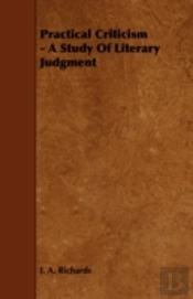 Practical Criticism - A Study Of Literar