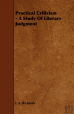 Bertrand.pt - Practical Criticism - A Study Of Literar