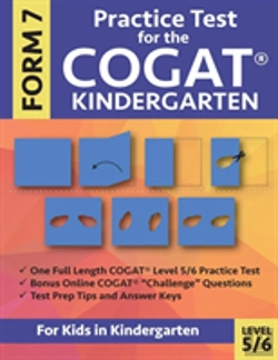 Bertrand.pt - Practice Test For The Cogat Kindergarten Form 7 Level 5/6