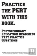 Practice The Pert With This Book!