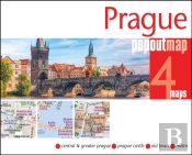 Prague Popout Map - Pocket Size, Pop Up Map Of Prague City Centre