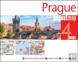 Bertrand.pt - Prague Popout Map - Pocket Size, Pop Up Map Of Prague City Centre