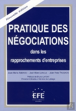 Bertrand.pt - Pratique Des Negociations Dans Les Rapprochements D'Entreprises