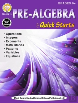 Bertrand.pt - Pre-Algebra Quick Starts, Grades 6 - 12