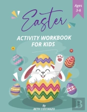 Pre-K, Kindergarten Easter Activity Workbook For Kids! Ages 3-6