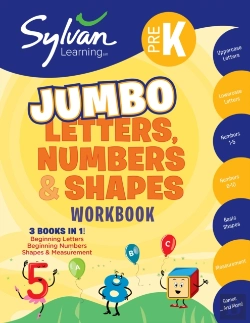 Bertrand.pt - Pre-K Letters, Numbers & Shapes Jumbo Workbook