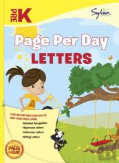 Pre-K Page Per Day: Letters