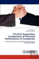Pre-Post Acquisition Comparison Of Financial Performance Of Companies