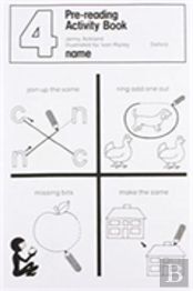 Pre-Reading Activity Books