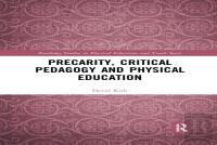 Precarity, Critical Pedagogy And Physical Education