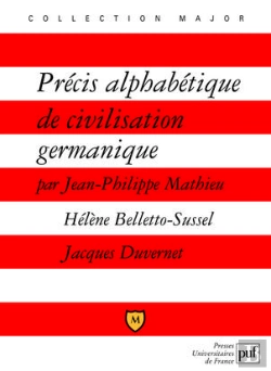 Bertrand.pt - Precis Alphabétique De Civilisation Germanique