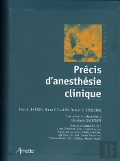 Précis D'Anesthésie Clinique