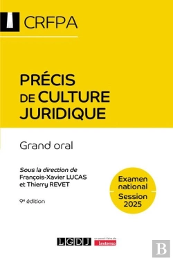 Bertrand.pt - Précis De Culture Juridique - Crfpa - Examen National Session 2025 : Grand Oral
