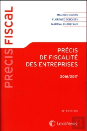 Precis De Fiscalite Des Entreprises 2016-2017