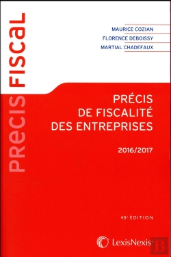 Bertrand.pt - Precis De Fiscalite Des Entreprises 2016-2017