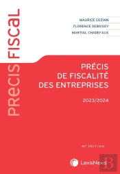 Précis De Fiscalité Des Entreprises (Édition 2023/2024)
