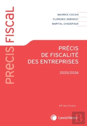 Précis De Fiscalité Des Entreprises (Édition 2025/2026)