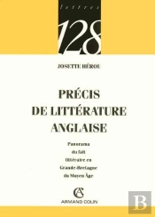 Precis De Litterature Anglaise T.4