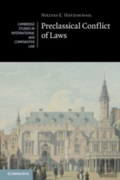 Preclassical Conflict Of Laws