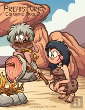 Prehistoric Coloring Book 2