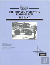 Preliminary Evaluation Findings For Ice Ban