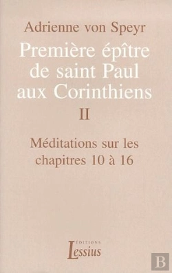 Bertrand.pt - Premier Epitre De Saint-Paul Aux Corinthiens T.2 Meditations Sur Les Chapitres 10 A 16