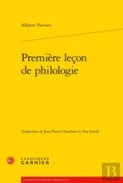 Première Leçon De Philologie