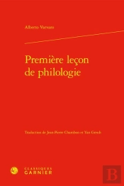 Première Leçon De Philologie