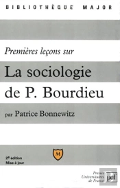 Premières Leçons Sur La Sociologie De P. Bourdieu