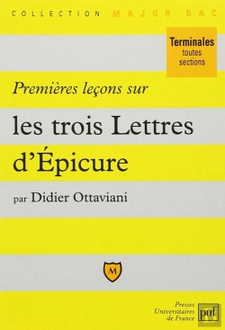 Bertrand.pt - Premières Leçons Sur Les Trois Lettres, D'Épicure